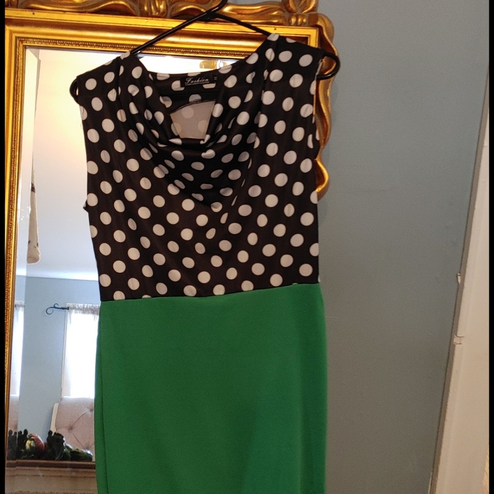 Vintage styled midi dress